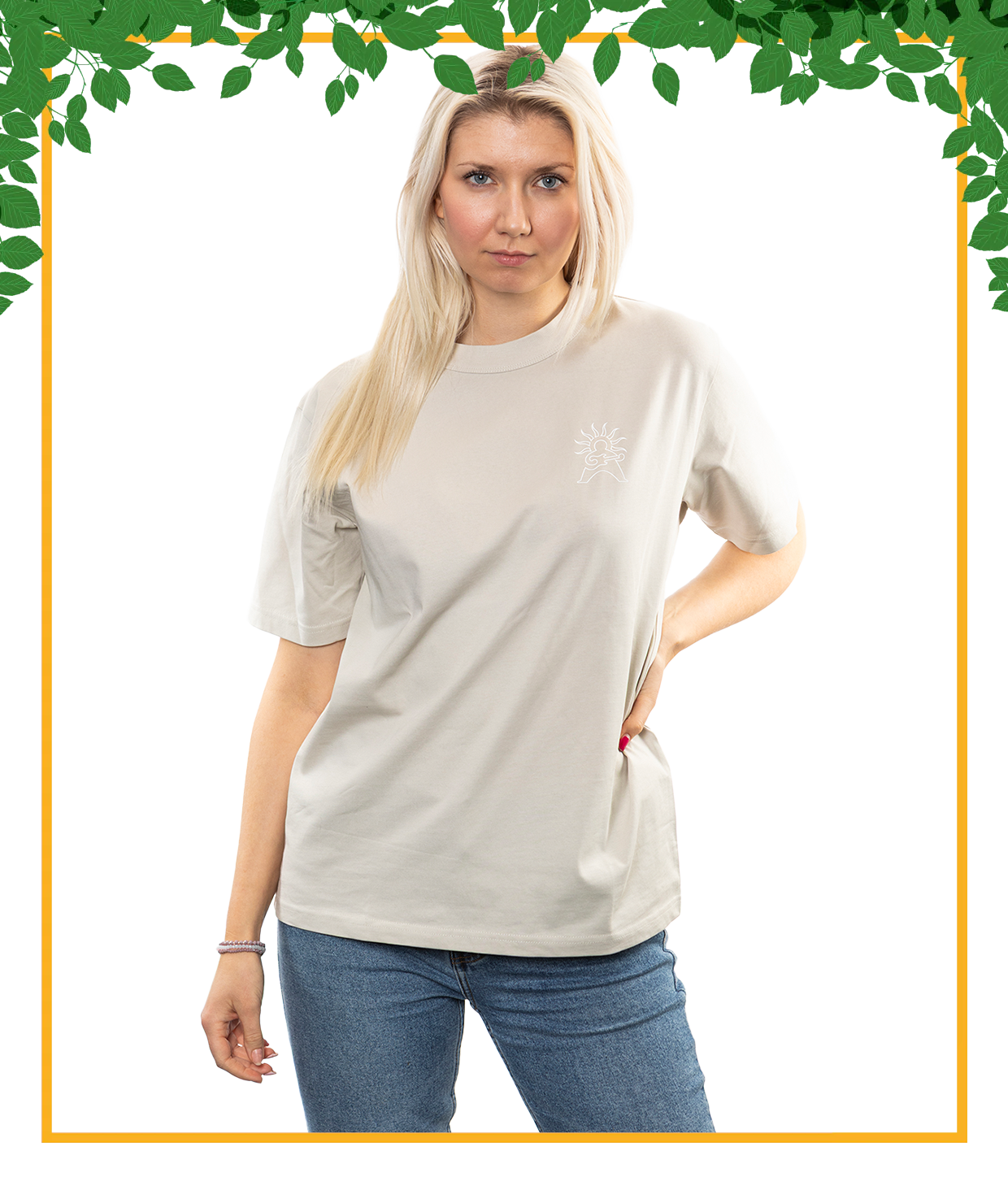 Logo Outline, Light T-shirt