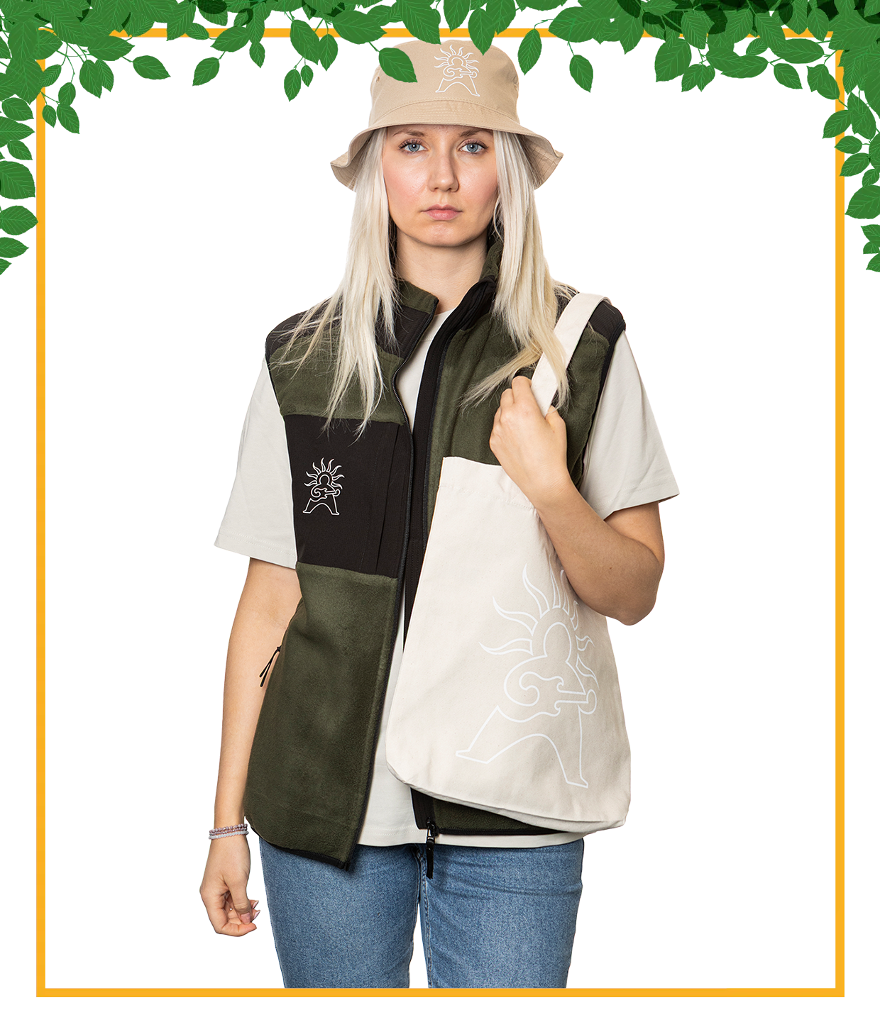 Logo Outline, Light Tote Bag