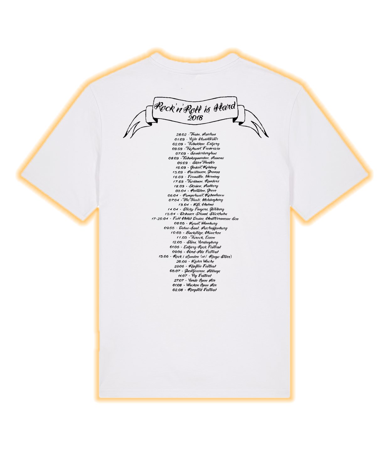 Dying Is Easy Black, White T-shirt