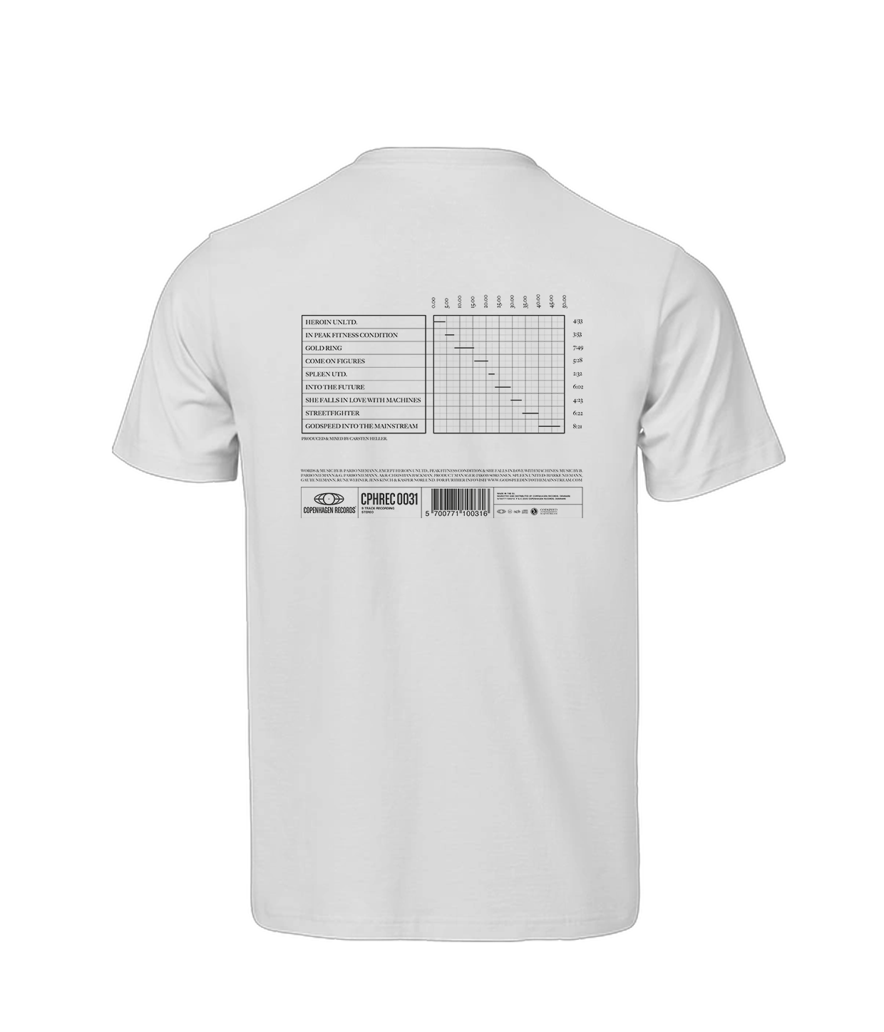 Godspeed, White T-shirt