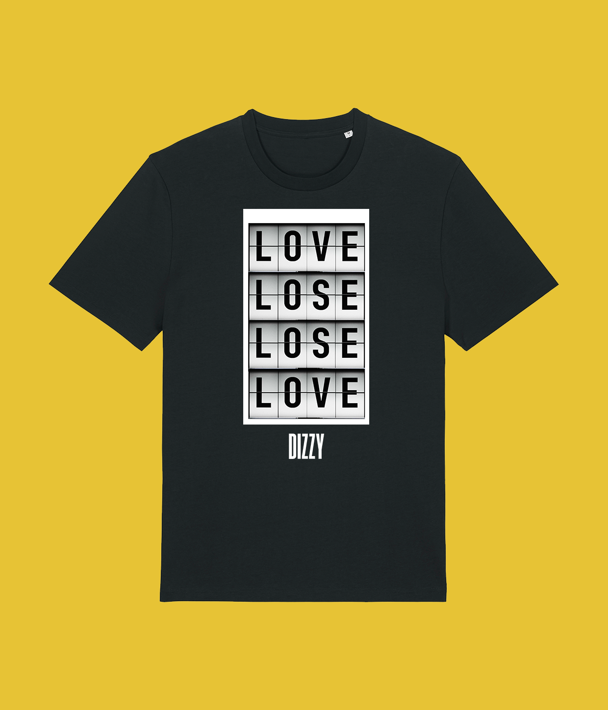 LOVE/LOSE, Black T-shirt