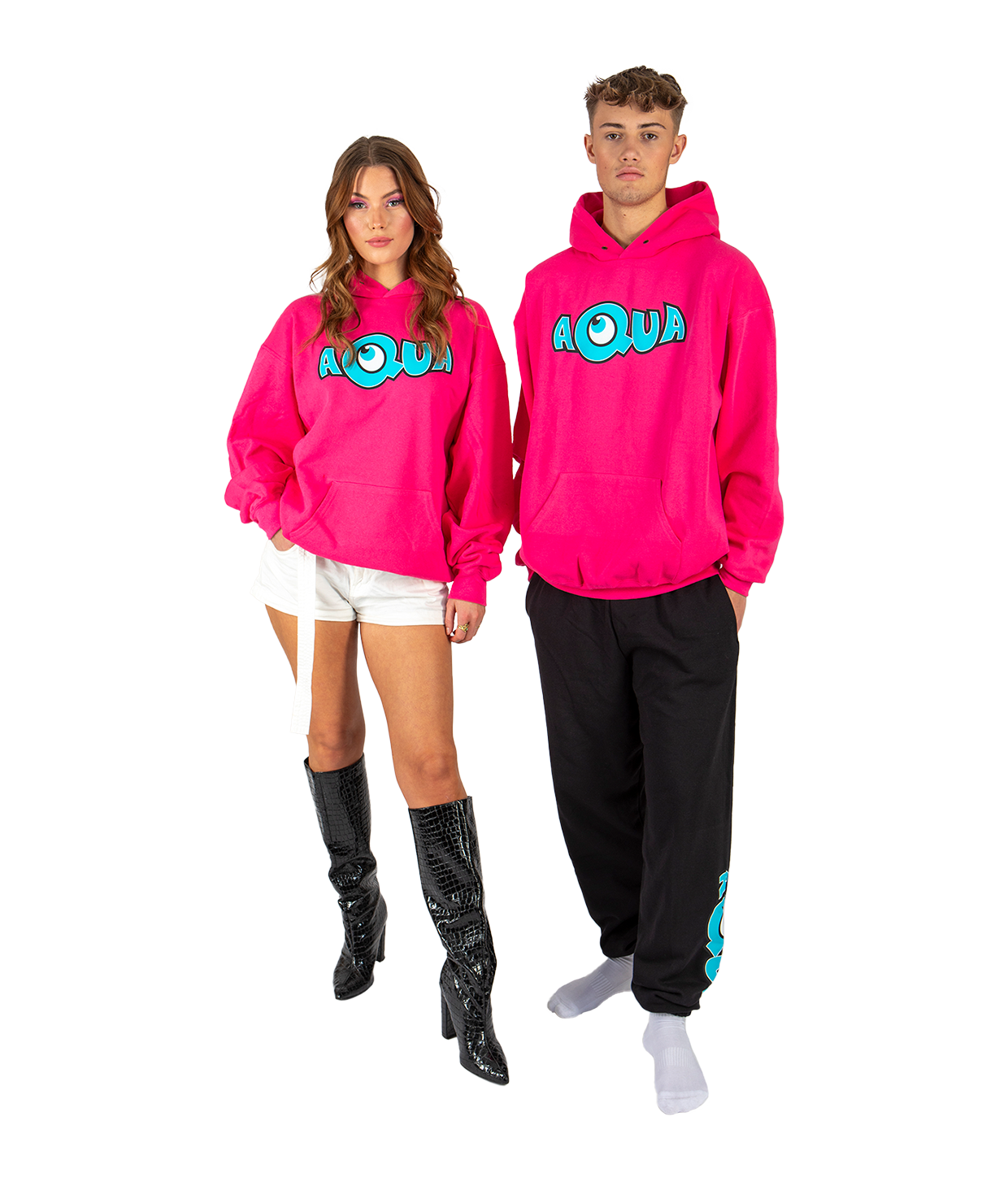 Logo, Pink Hoodie