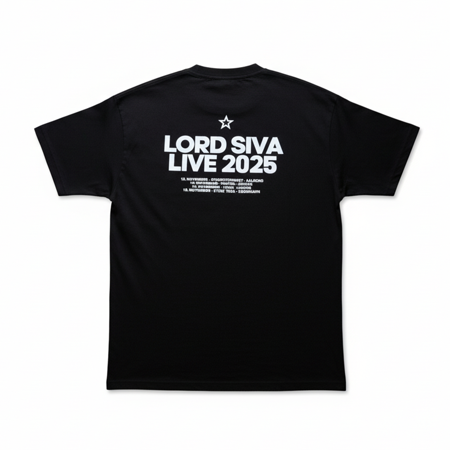 Nattergal T-shirt, Sort