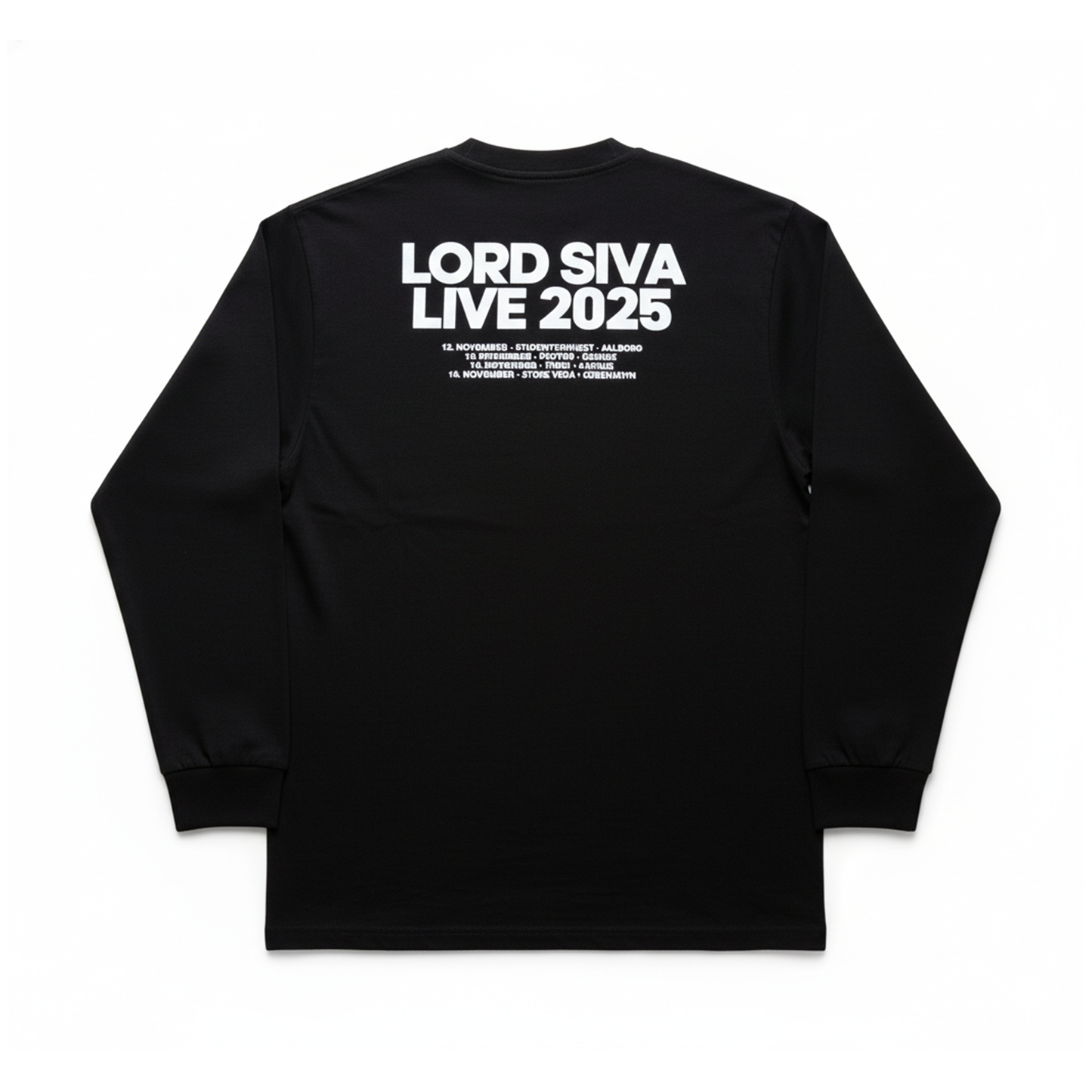Stjerne Longsleeve, Sort