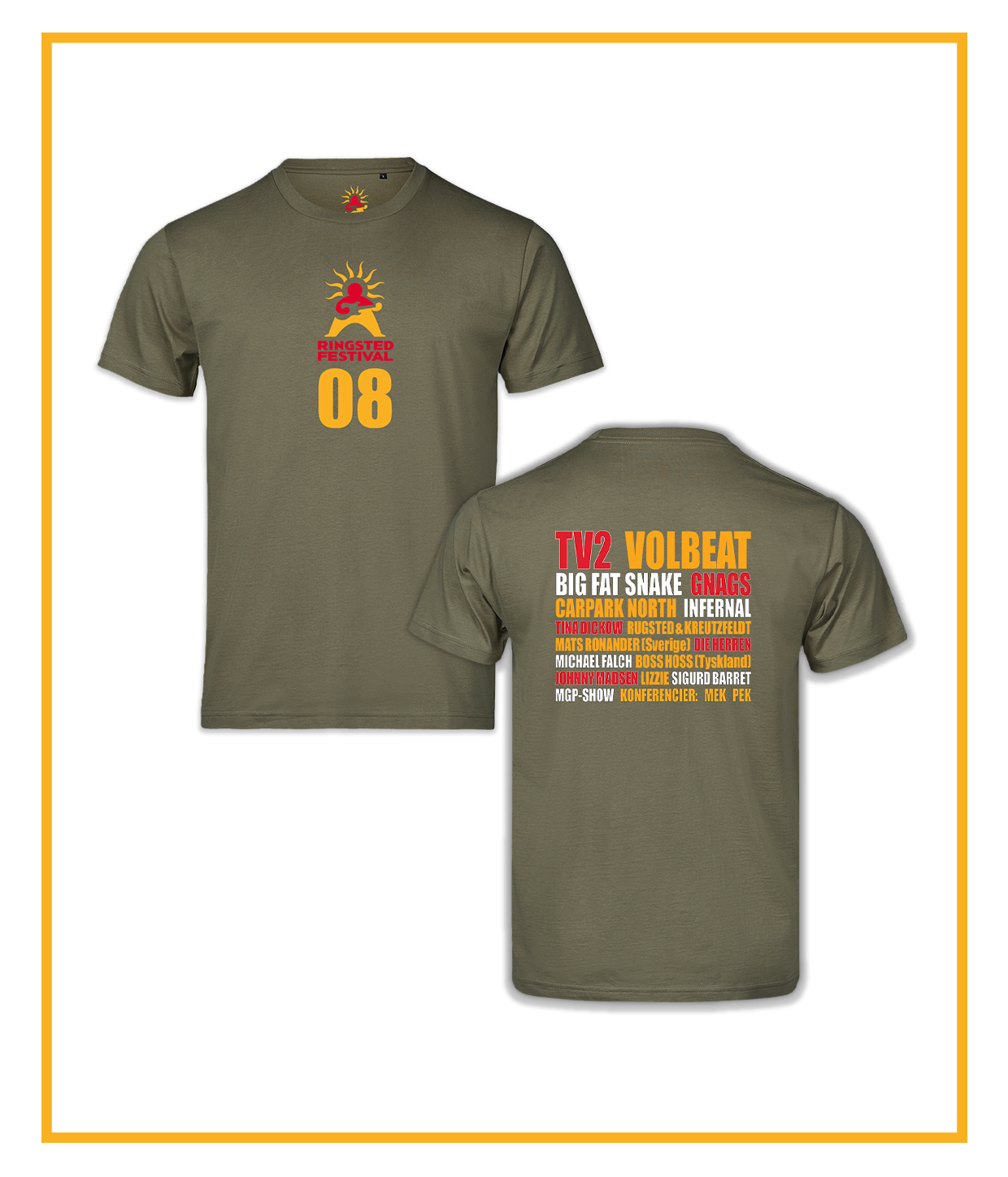 Ringsted 20 års Jubilæum - Årets T-shirt 2008