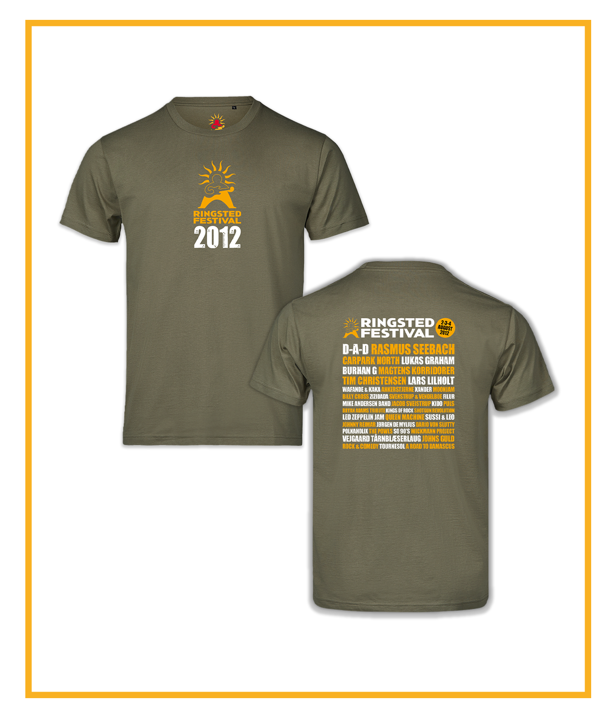 Ringsted 20 års Jubilæum - Årets T-shirt 2012