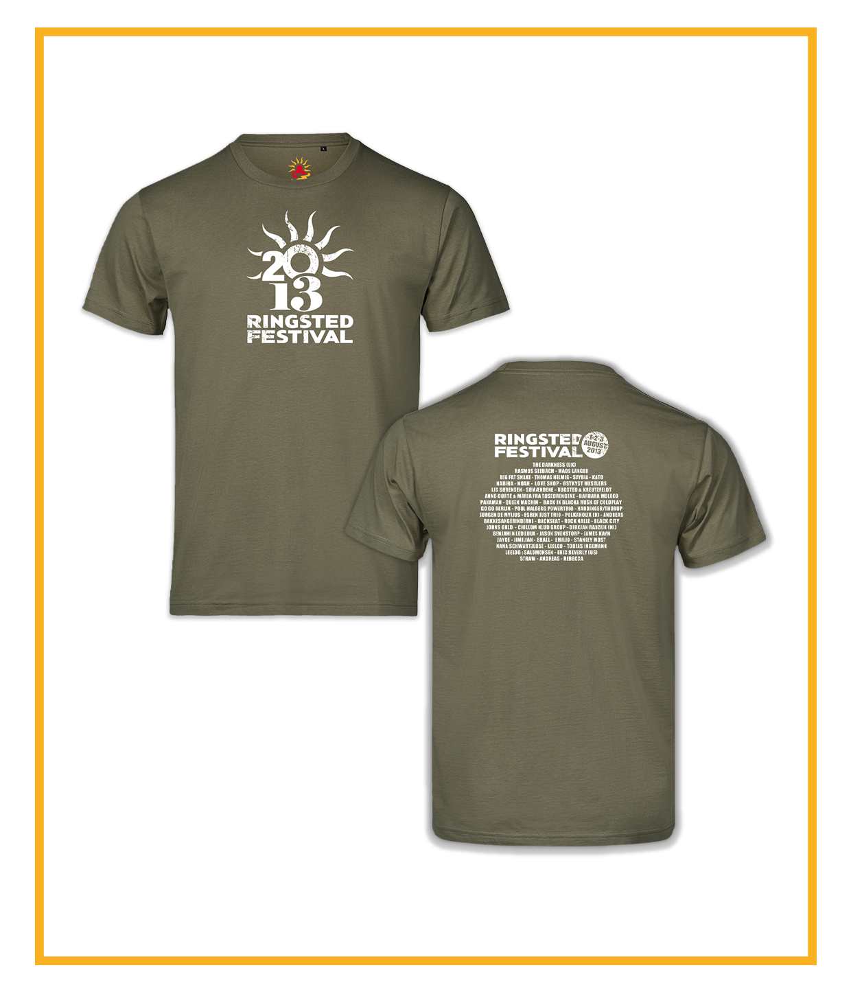 Ringsted 20 års Jubilæum - Årets T-shirt 2013