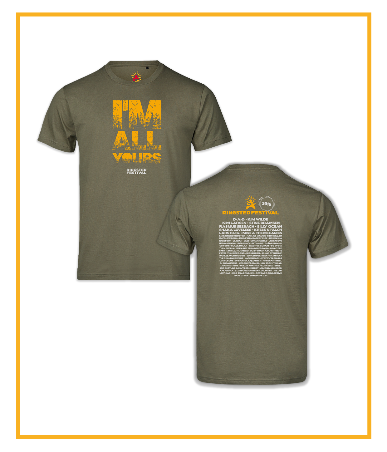 Ringsted 20 års Jubilæum - Årets T-shirt 2016