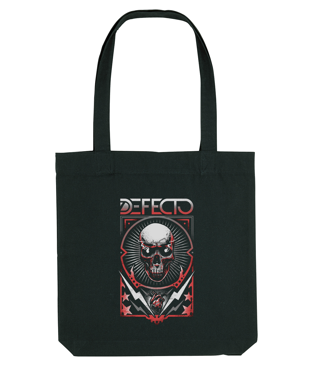 Red Skull Tote Bag