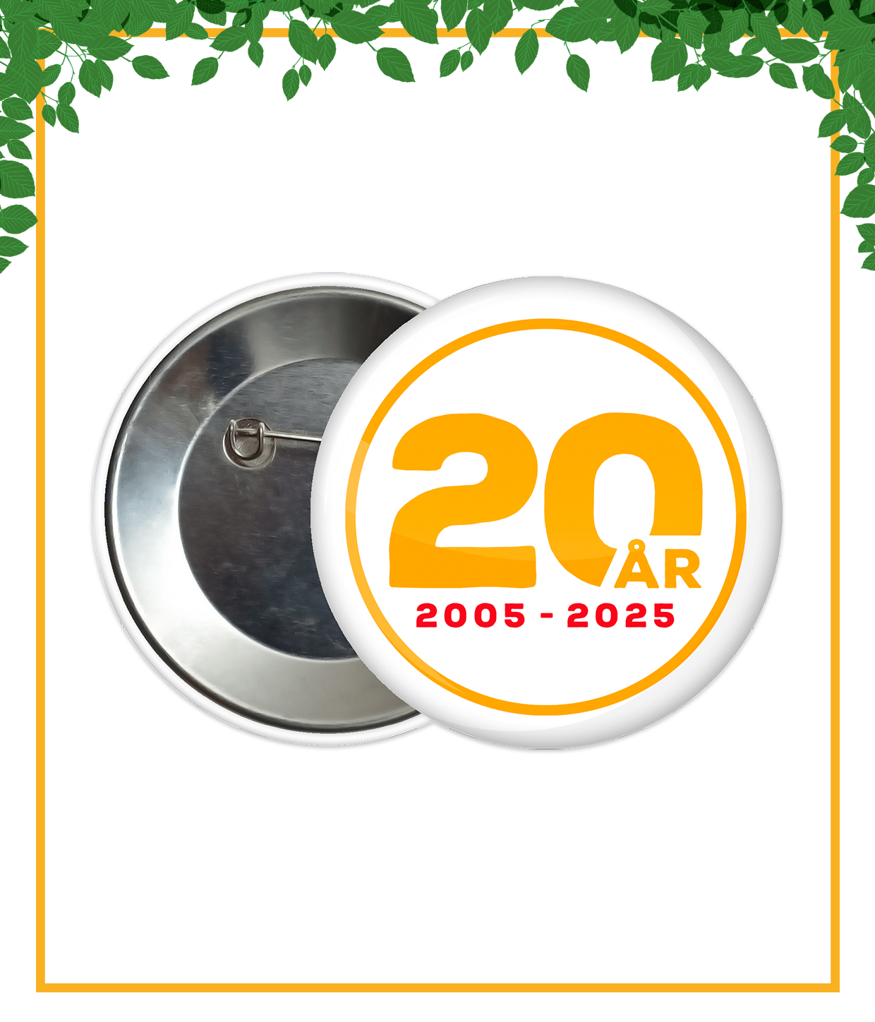 20 Års, White Badge