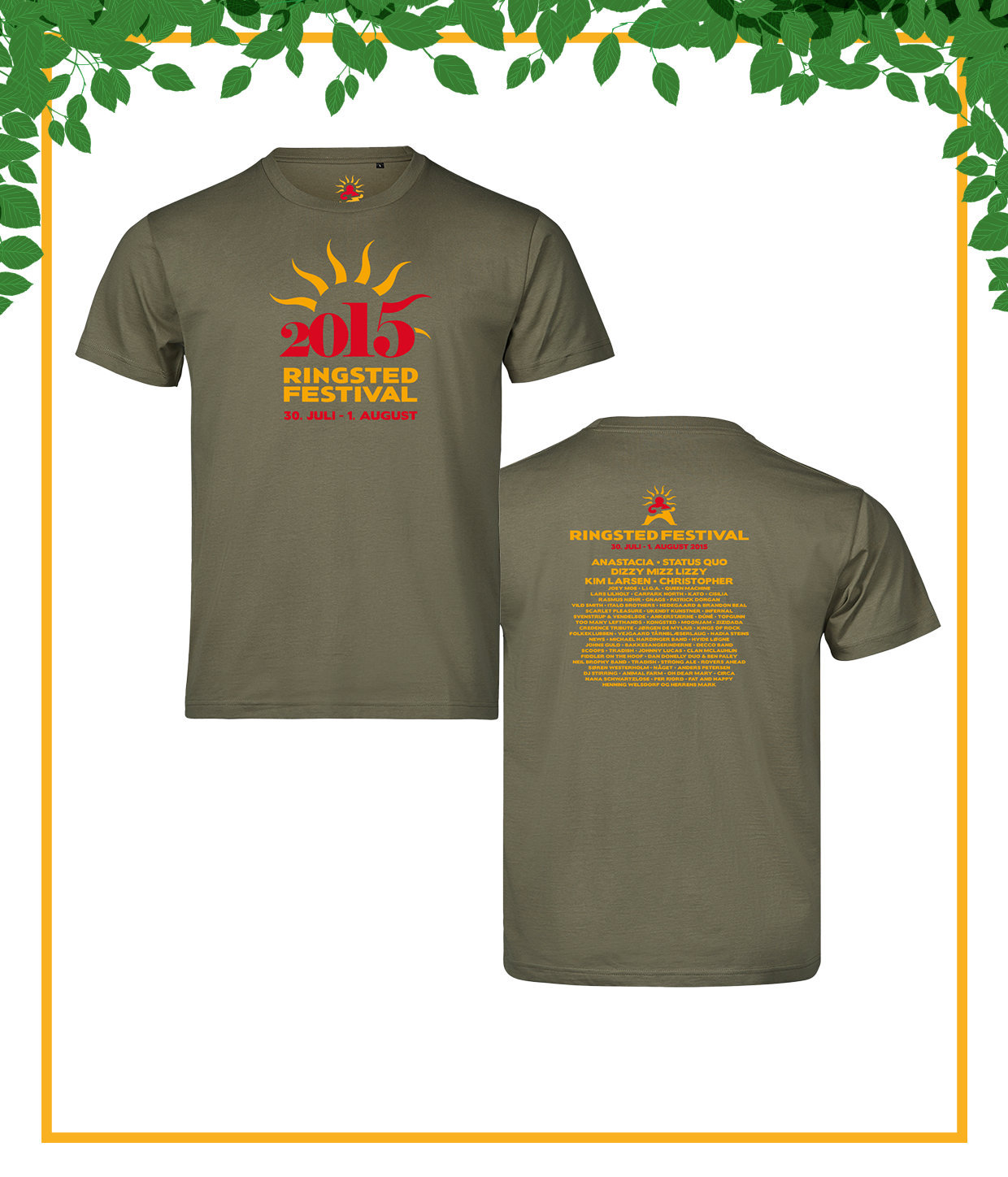 Ringsted 20 års Jubilæum - Årets T-shirt 2015