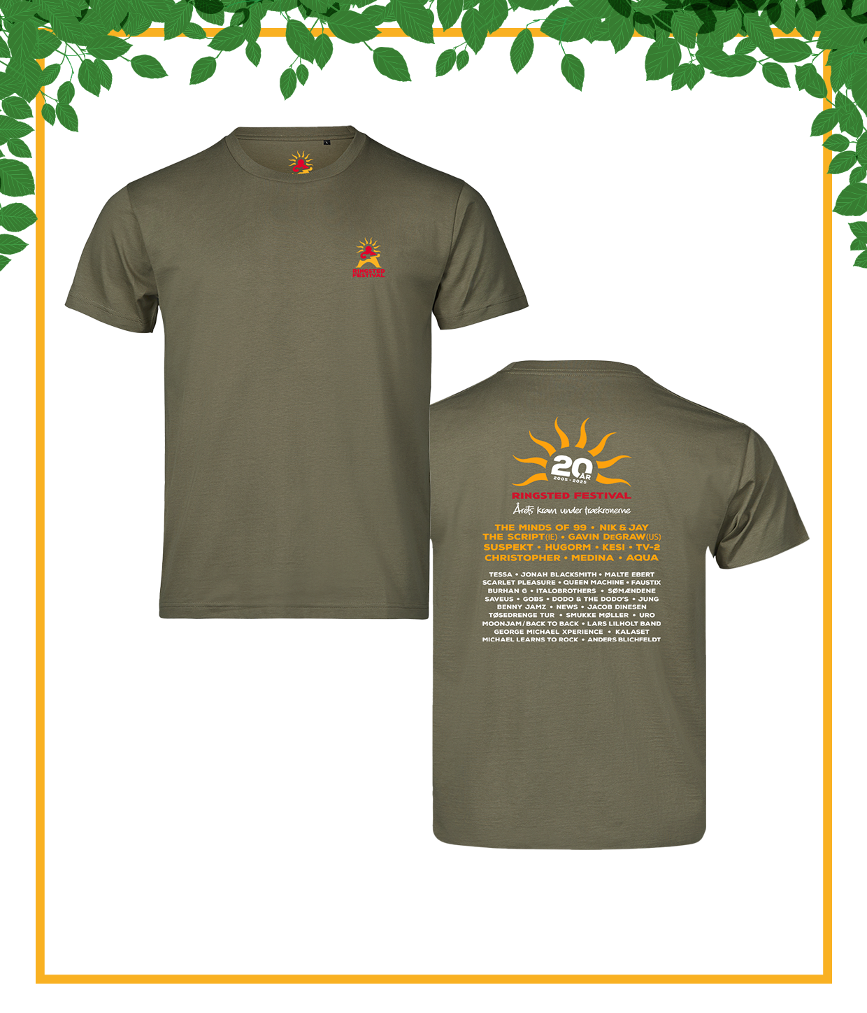 Ringsted 20 års Jubilæum - Årets T-shirt 2025