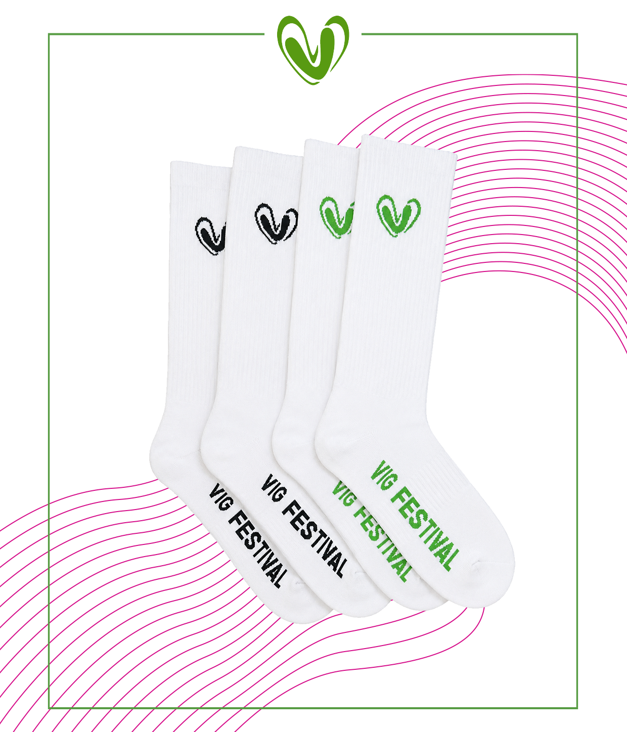 Vig Festival: Tennissokker 2-pak