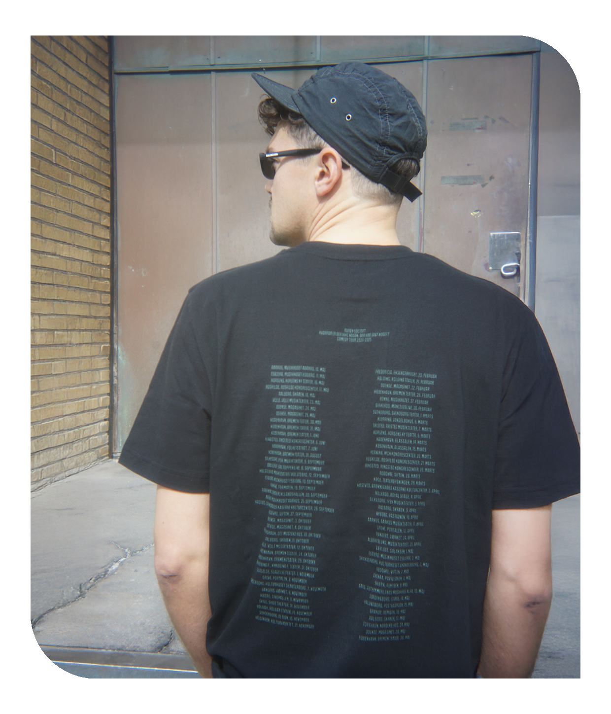 Tour 2024/2025, sort t-shirt