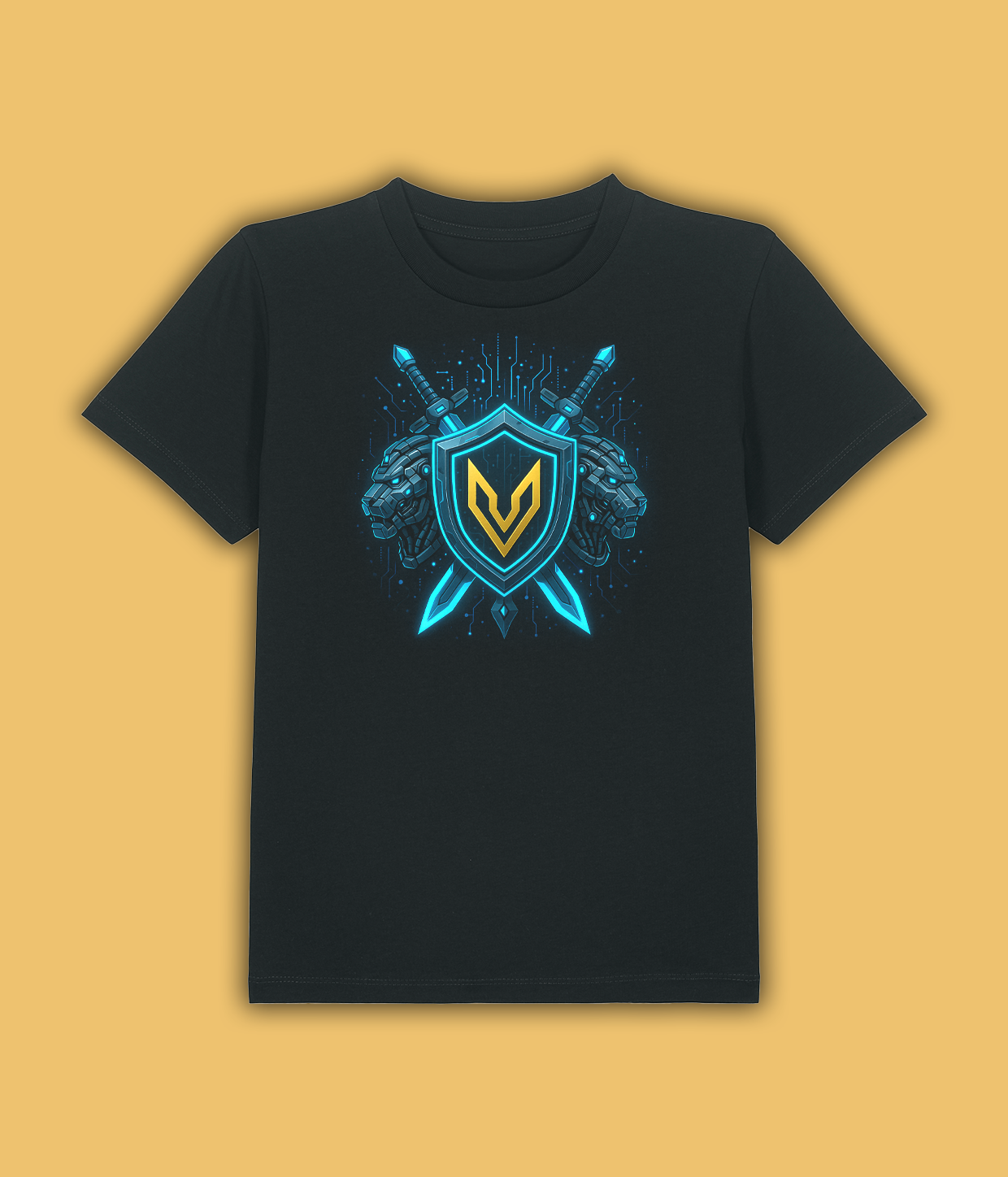 Fremtids Logo, Sort T-Shirt