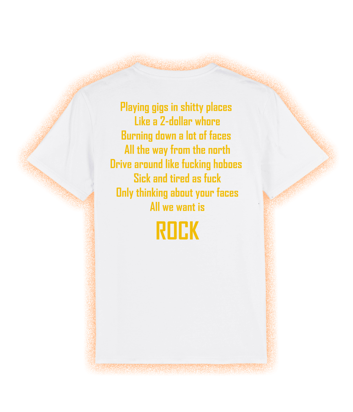 Indestructible, White, Økologisk T-shirt