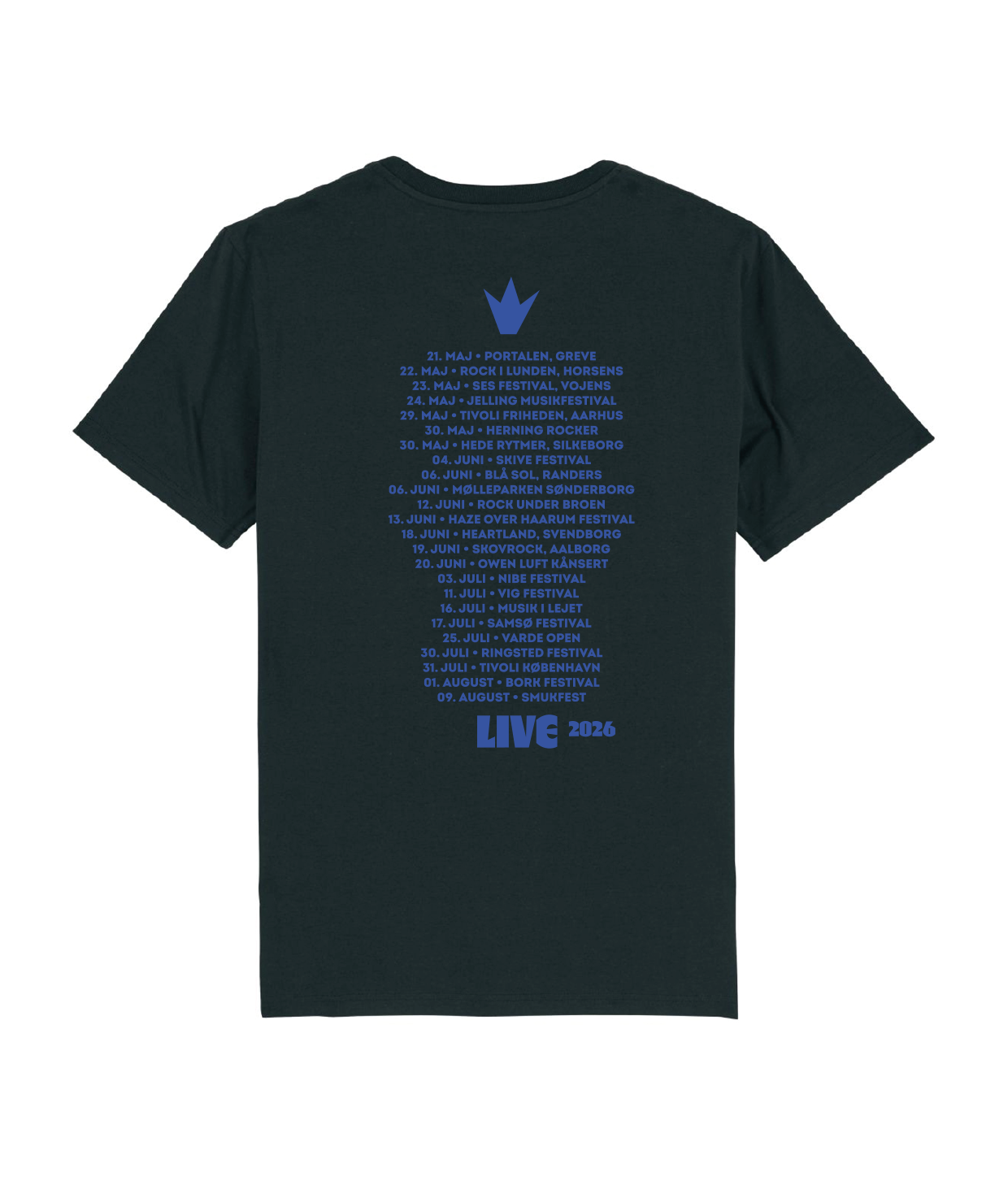 Sommer of Love Tour 2026, Sort T-shirt