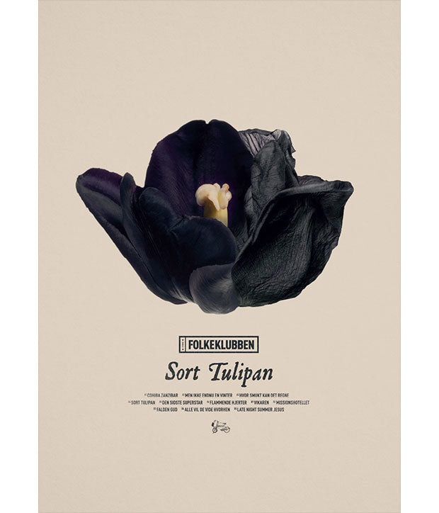 Sort Tulipan Cover, A2