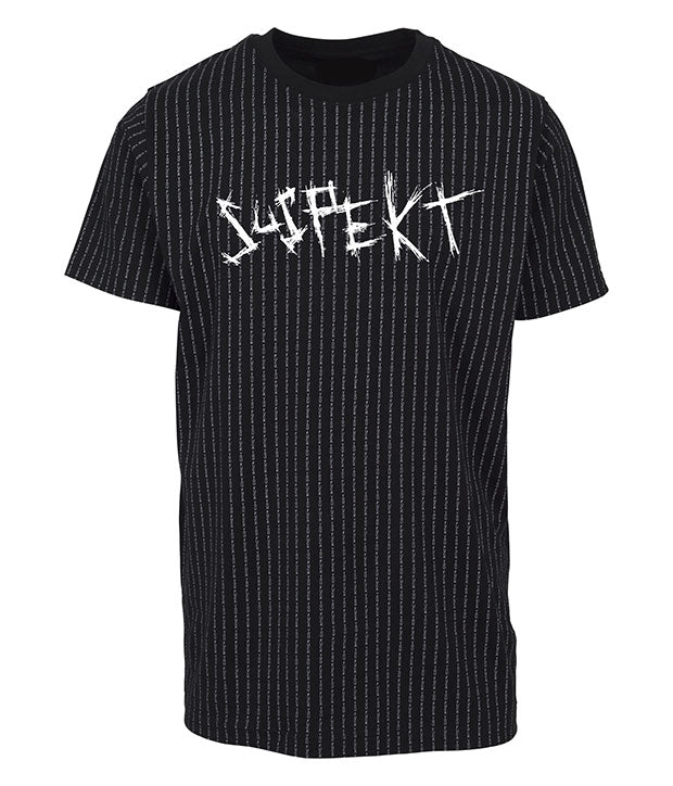 Logo, Fuck You Pinstripe T-shirt