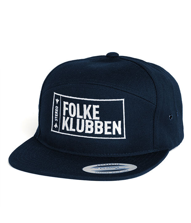 Box Logo navy, Arch Snapback Cap