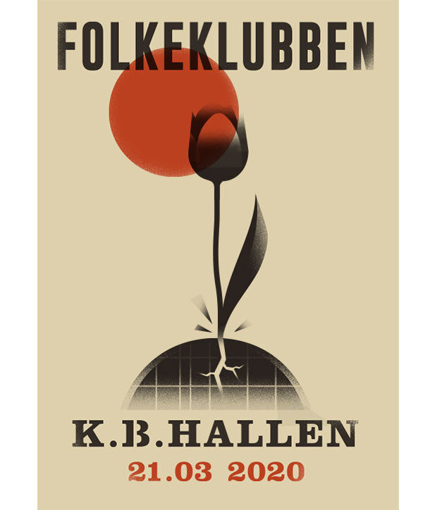 K.B. Hallen, A2 Plakat, Offset-tryk