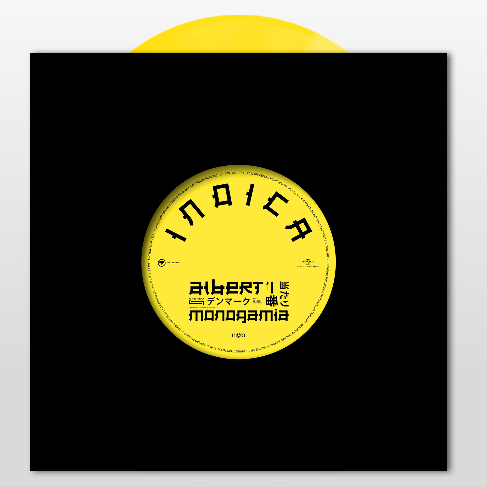 Monogamia (Limited Yellow Vinyl), 7” vinyl