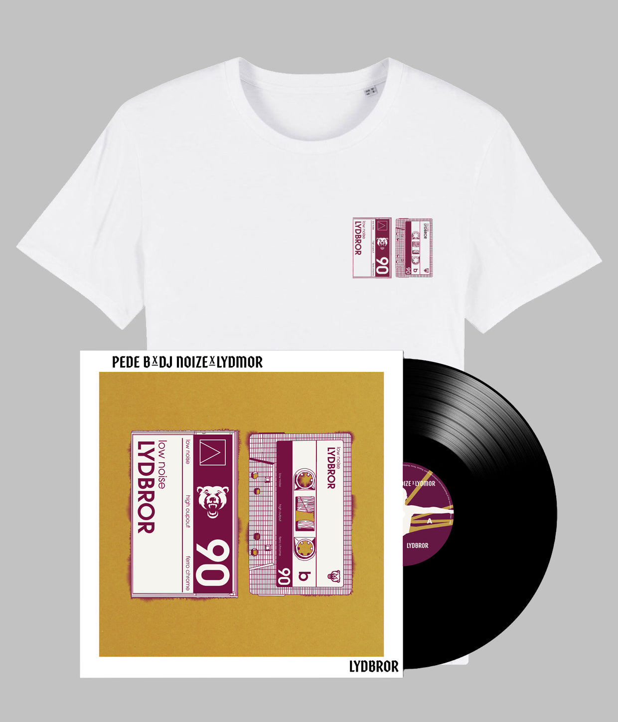 Lydbror Bundle, Signeret Vinyl, T-shirt