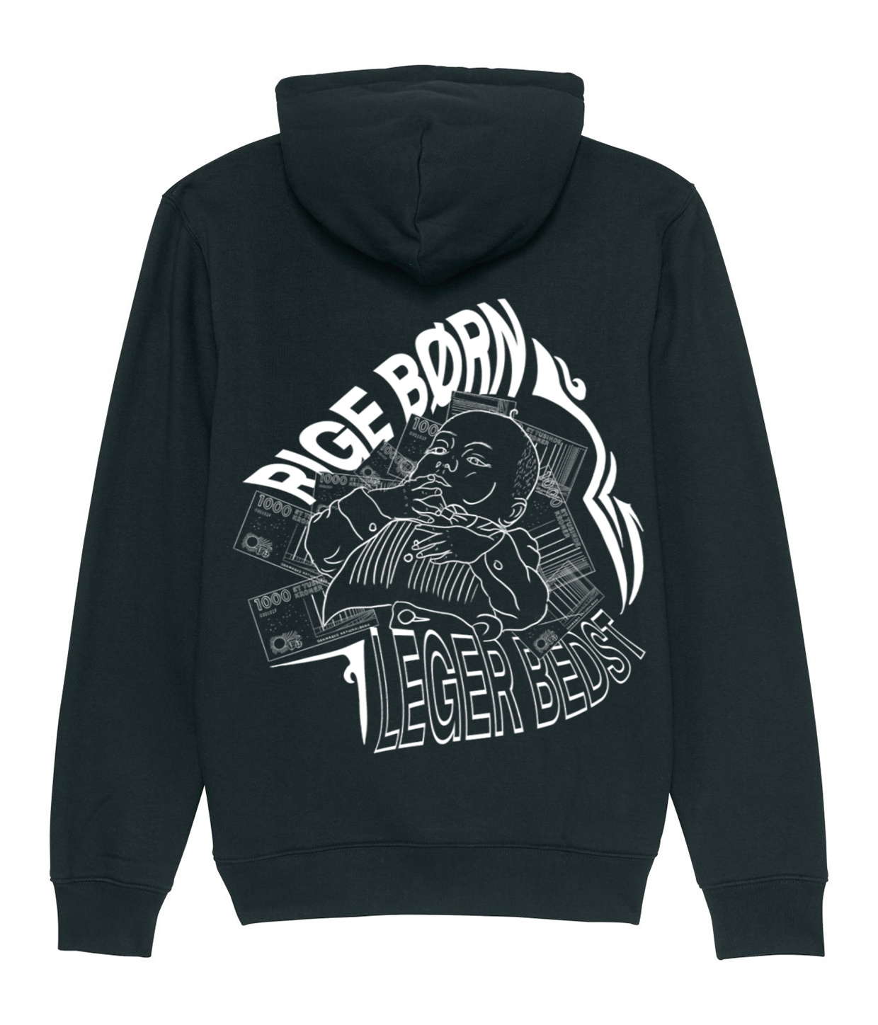 RIGE BØRN LEGER BEDST, Hoodie