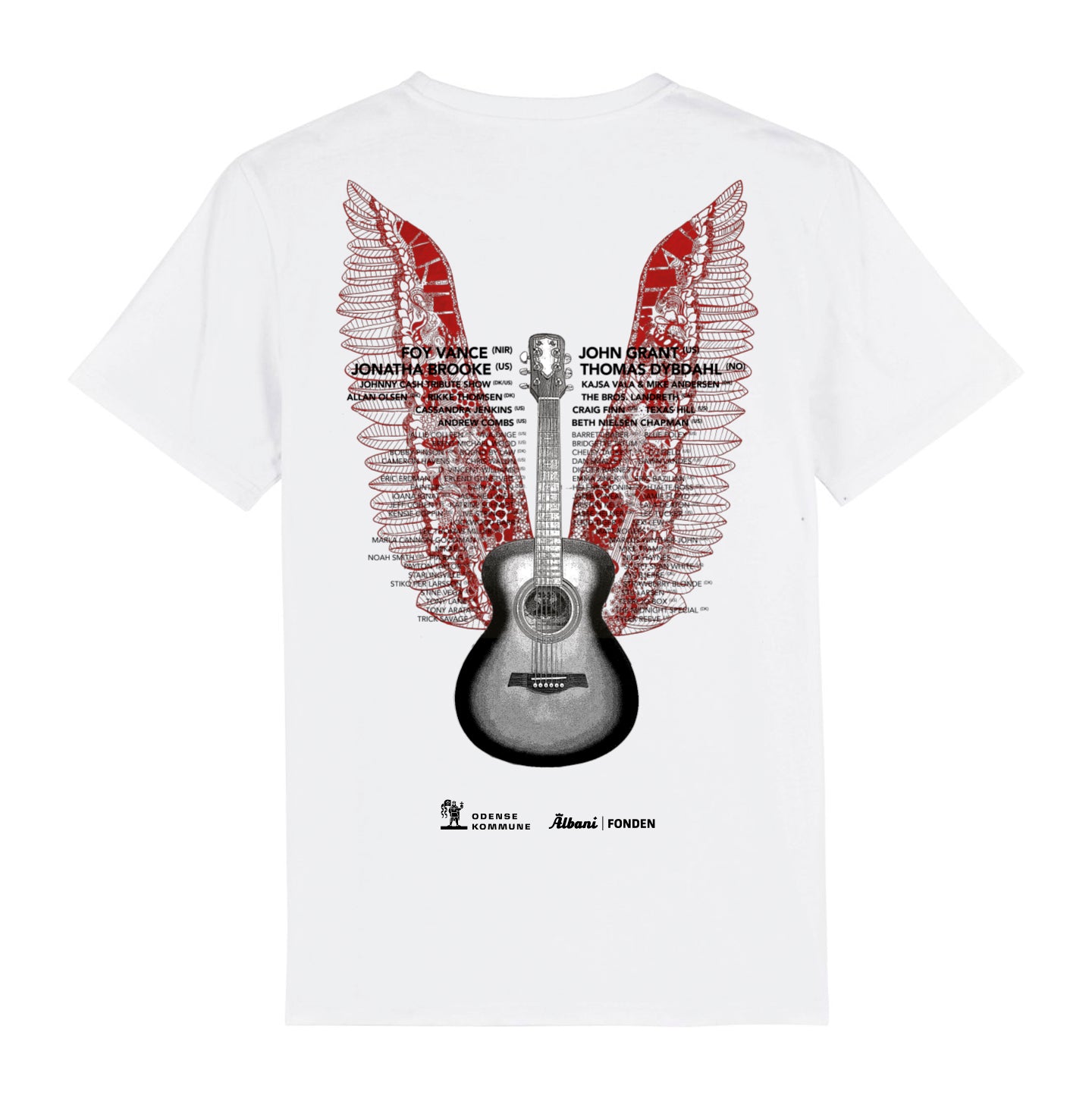 Annual 2022 Wings Tee White, Økologisk T-shirt