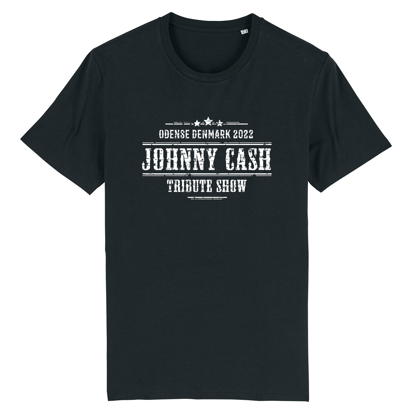 Johnny Cash Tribute Black, Økologisk T-shirt