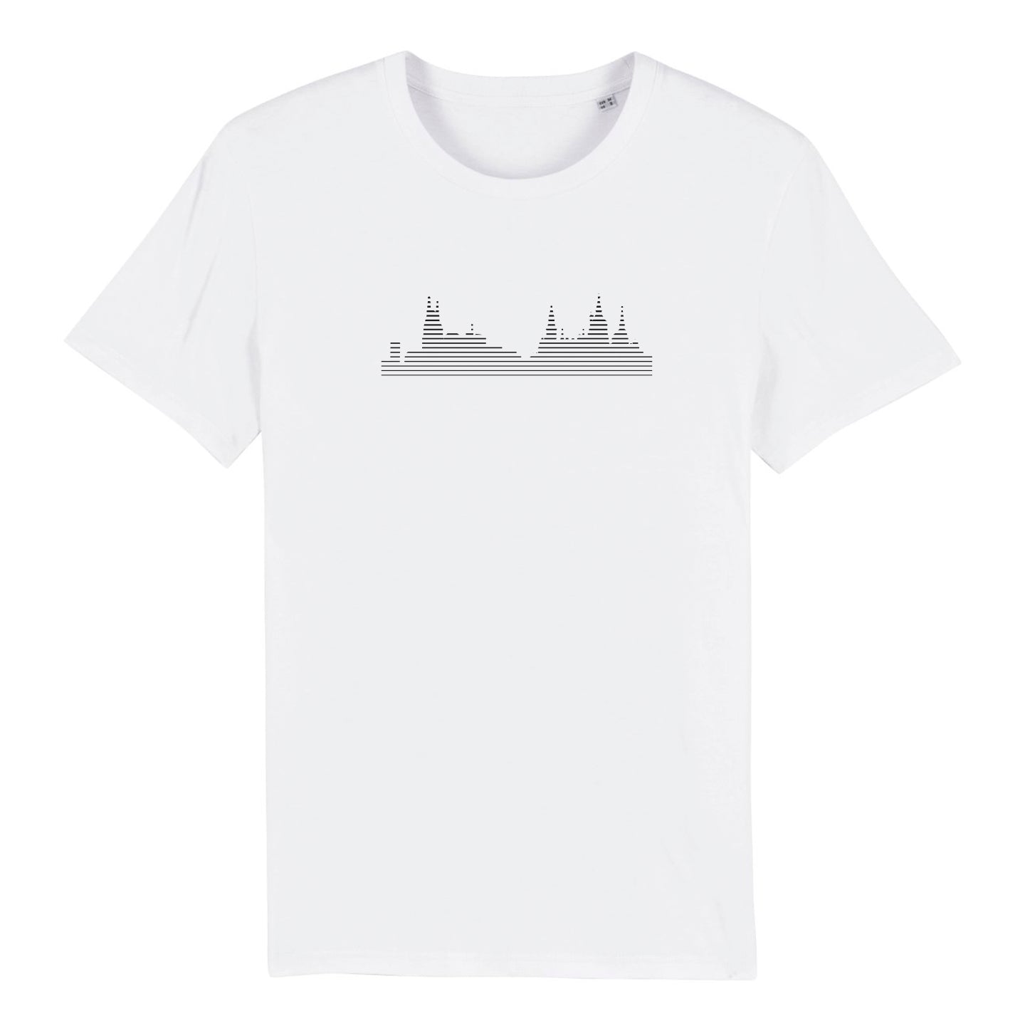 Nashville Lines – Skyline, Økologisk T-shirt