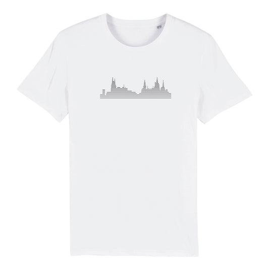 Nashville Lines – Skyline, Økologisk T-shirt