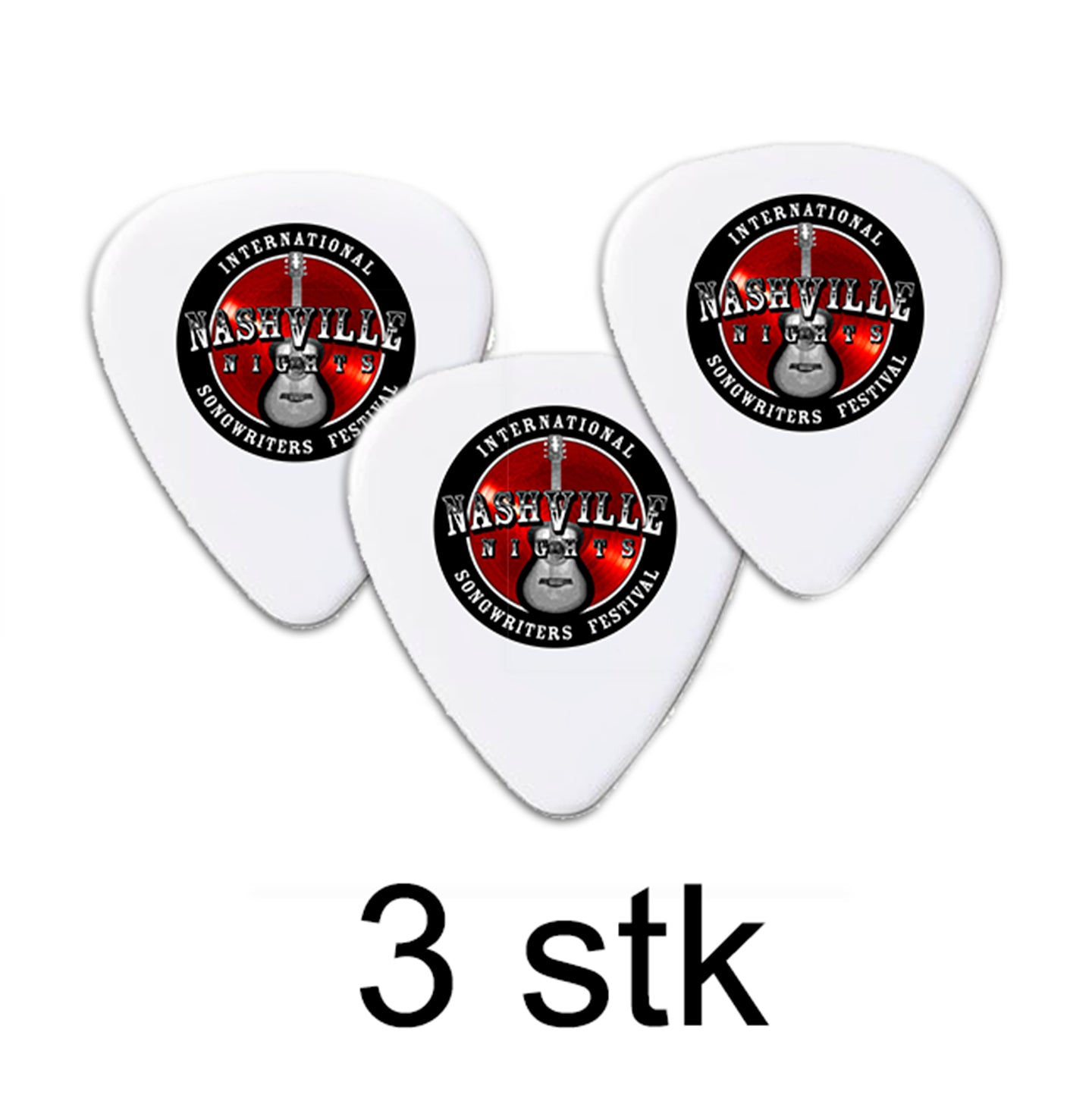 Festival Guitar Pick - 3 stk