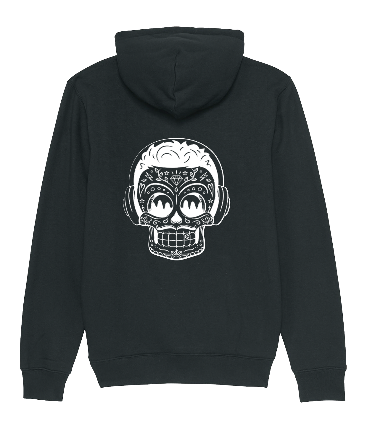 Faustix Logo Skull, Øko Hoodie