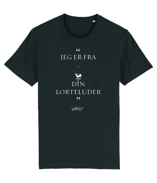 Jeg er fra … din lorteluder [Indtast by], T-shirt