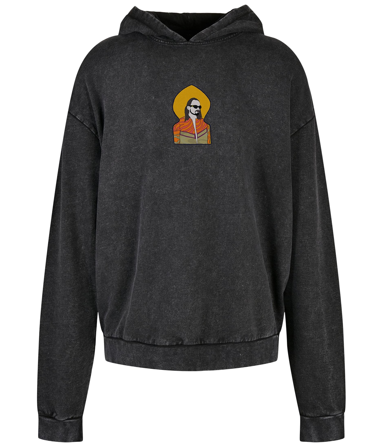 Rune Rask - Keyhole, Acid Washed Oversized Hoody – Beatdown