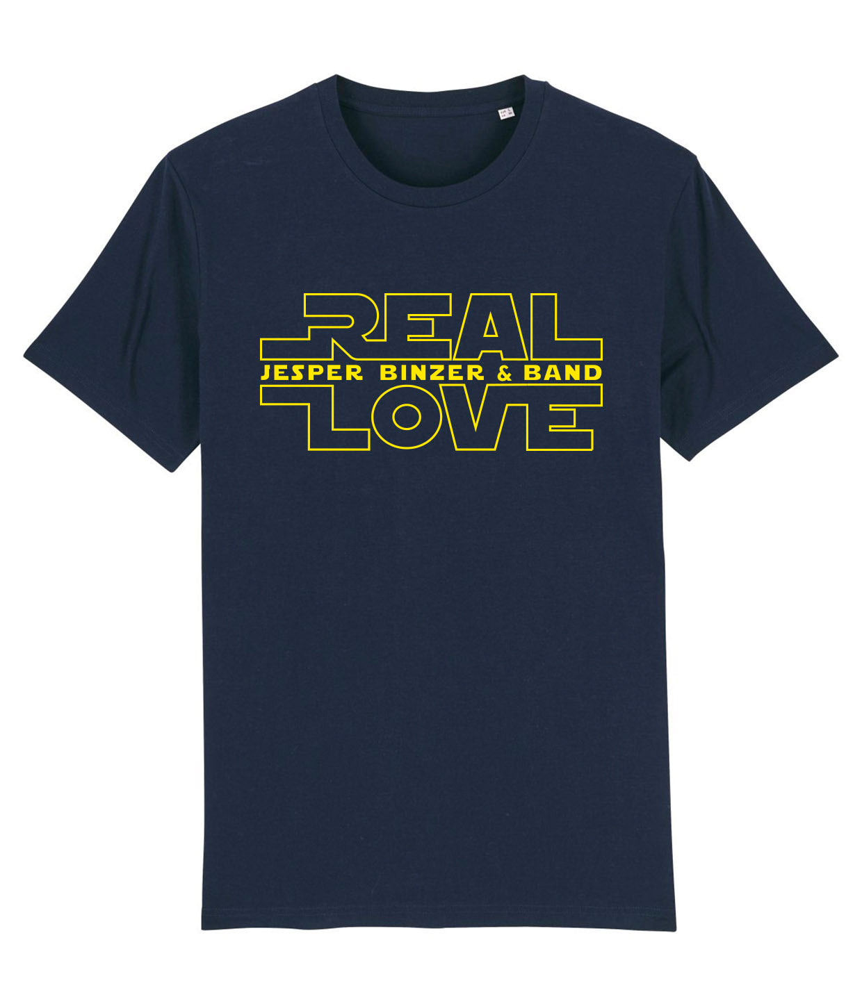 Real Love, Navy, Økologisk T-shirt