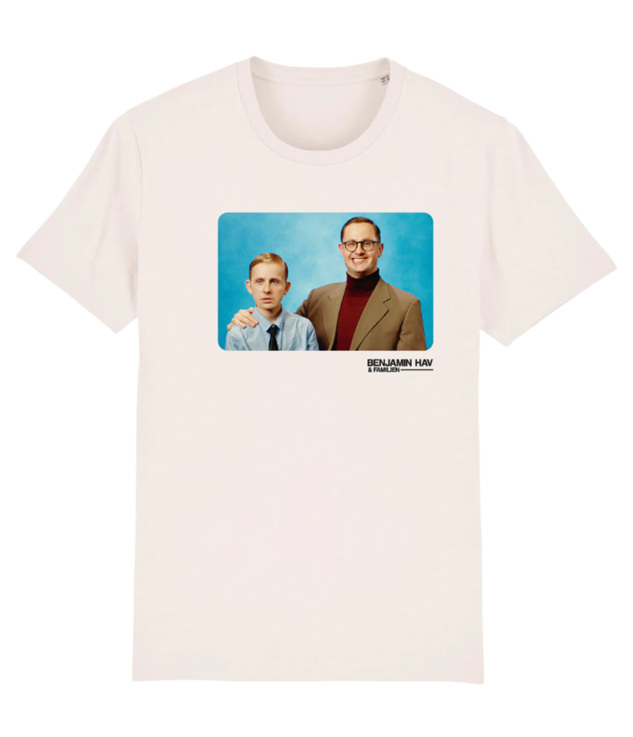 Familie Foto Hvid, Økologisk T-shirt