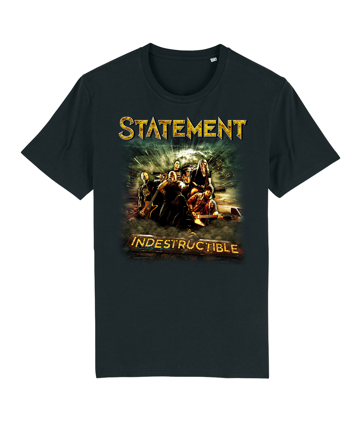 Indestructible, Black, Økologisk T-shirt