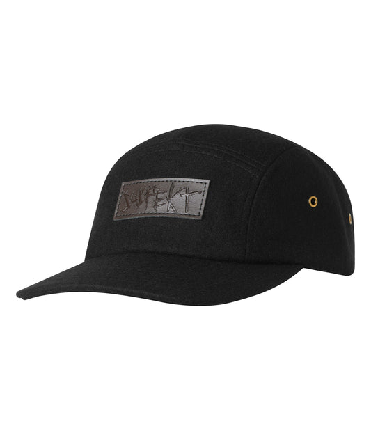 Logo - Uld/Læder 5-panel