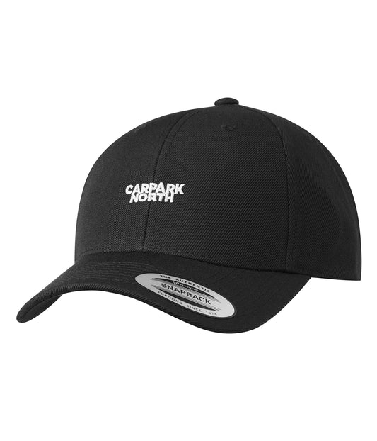 Logo Centered, Black/White, Baseball, Snapback Cap