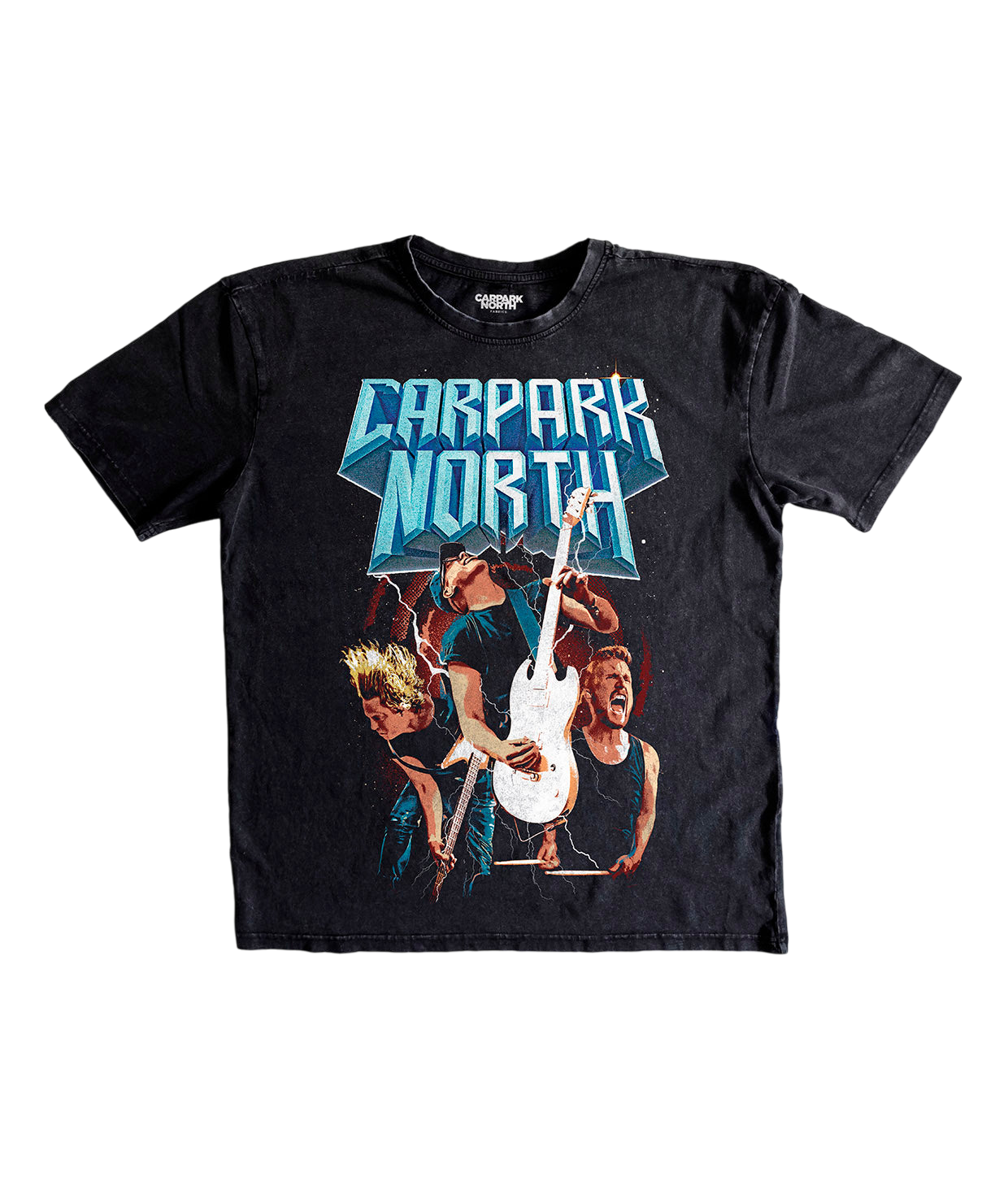 Retro 2, Acid Washed Heavy Oversize Tee