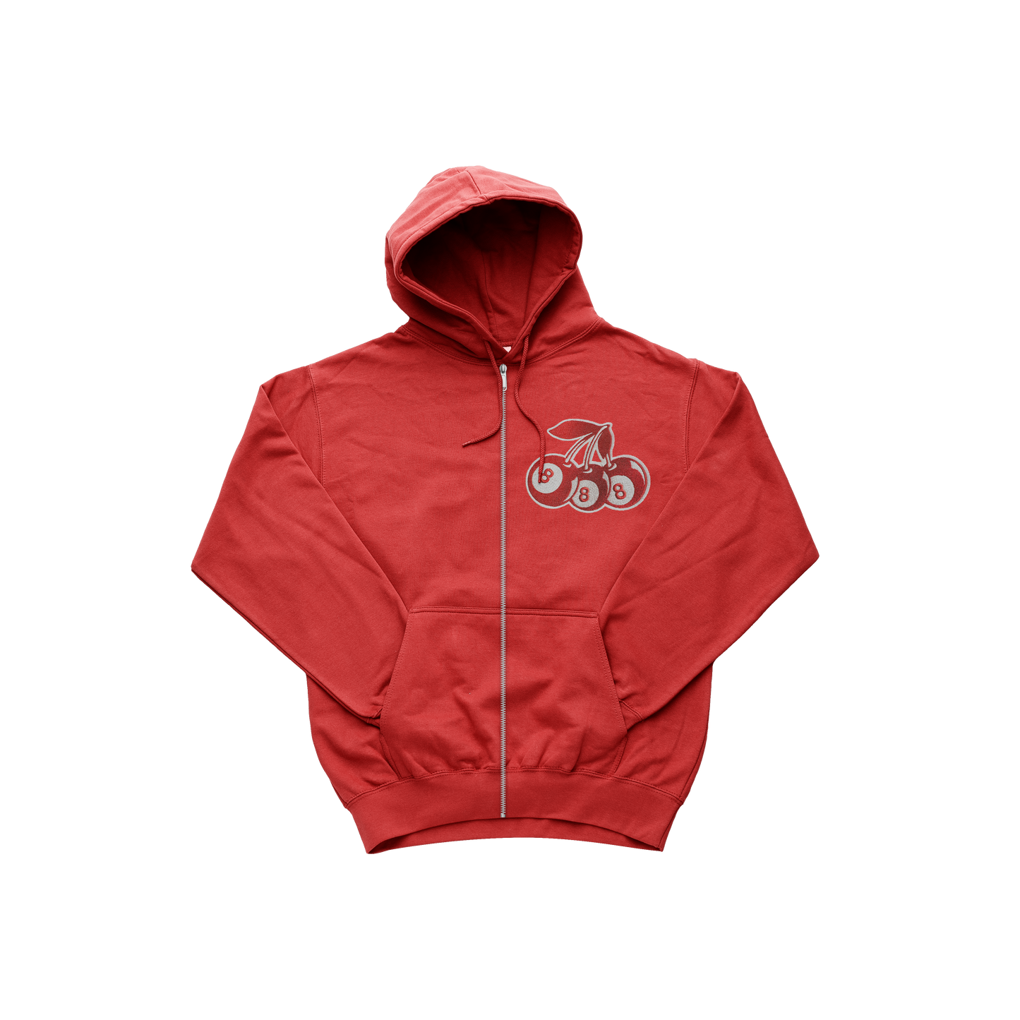 888 Cherry Zip Hoodie