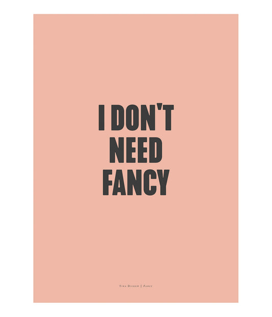 Fancy, A3 plakat