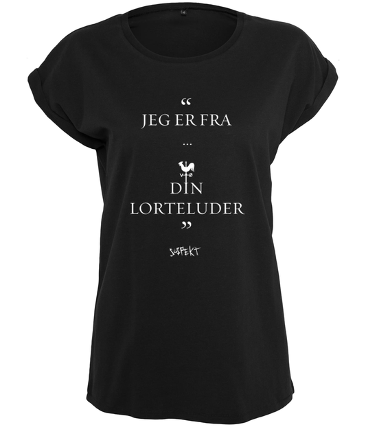 Jeg er fra … din lorteluder [Indtast by], Kvinde T-shirt