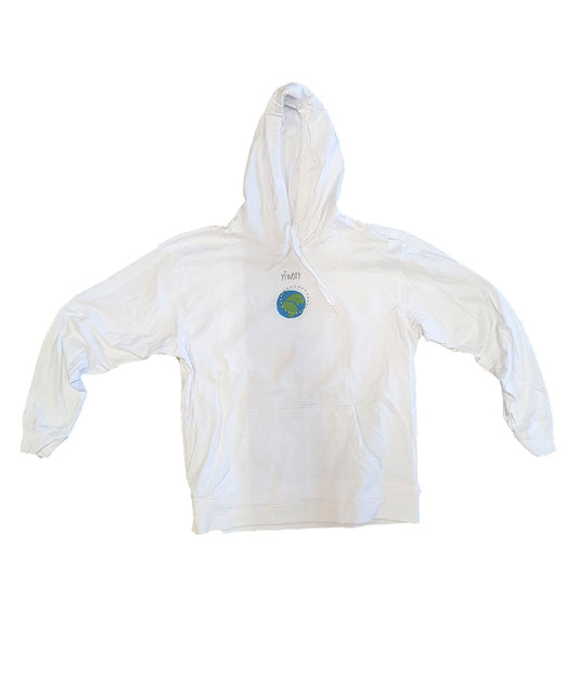 Yiwoty Earth Hoodie, Hvid