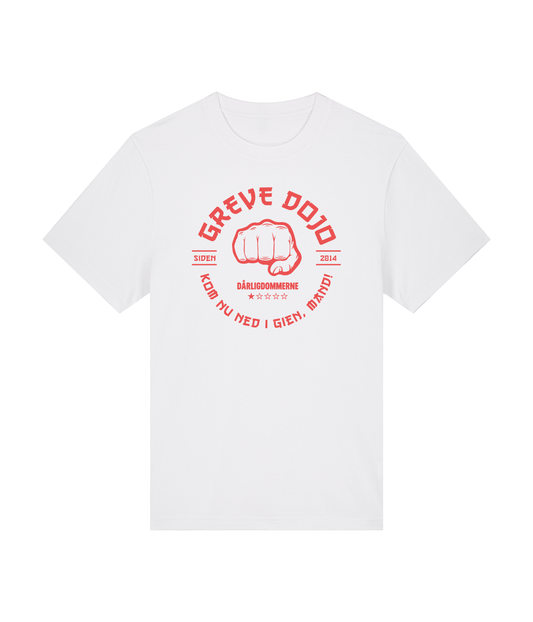 Greve Dojo Hvid, Økologisk T-shirt