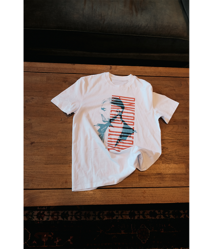 Ankerstjerne rød/blå, Økologisk T-shirt