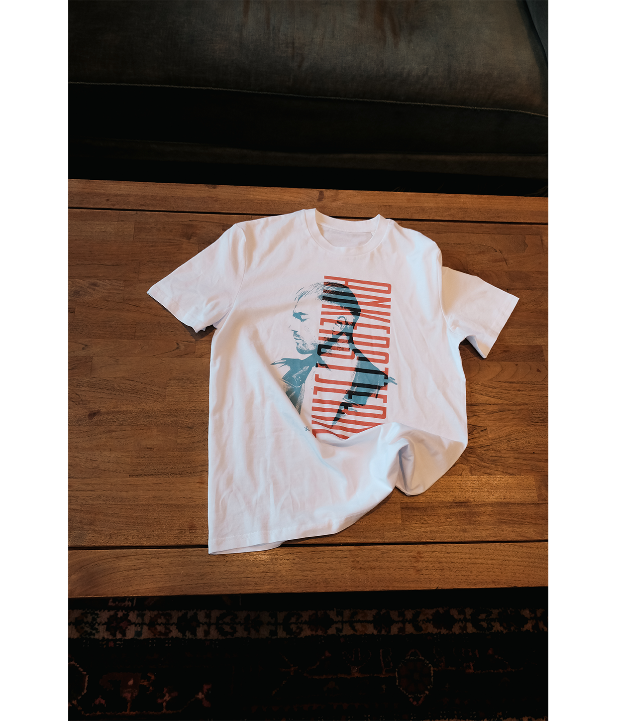 Ankerstjerne rød/blå, Unisex Heavy Weight T-shirt