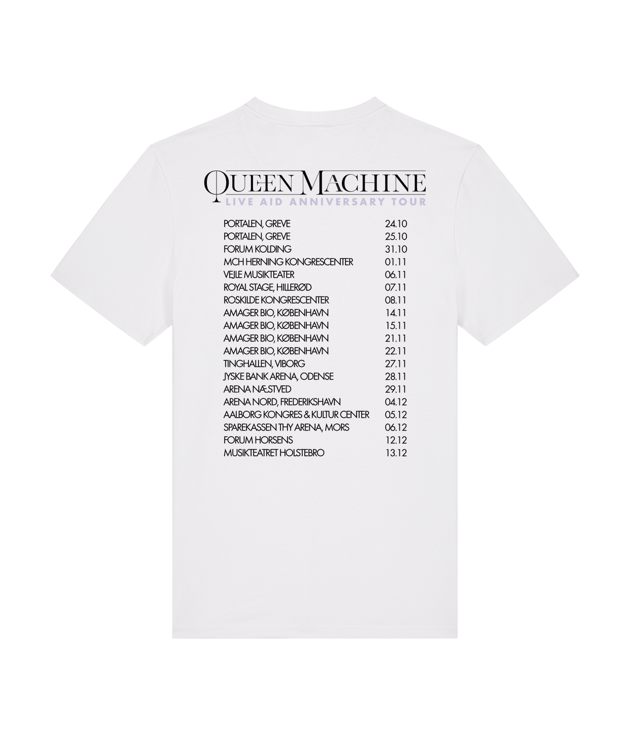 40 Years Of Live Aid, White T-shirt